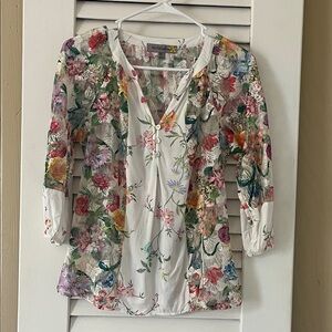 Fig & Flower Anthropology Floral Blouse